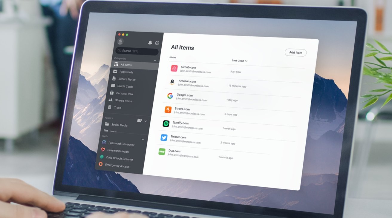 NordPass password manager app